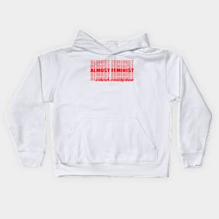 Almost Feminist Kids Hoodie